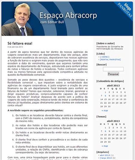 Edmar ‘sugere’ criação de departamento em agências