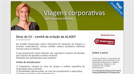 Blog revela dicas dos comitês da Alagev a clientes
