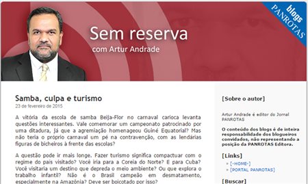 Blog questiona se turismo compactua com absurdos