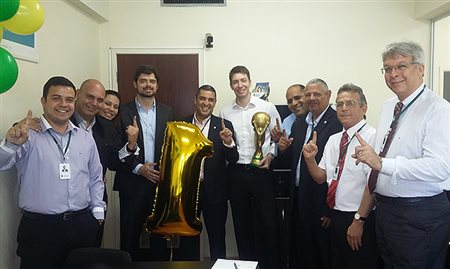Intermac celebra com equipe recorde de vendas no Rio