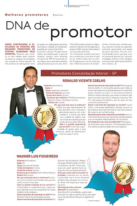 Ancoradouro lidera ranking de promotores do interior (SP)
