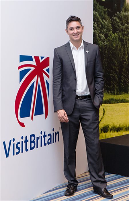 Samuel Lloyd passará 4 meses no Visit Britain em Londres