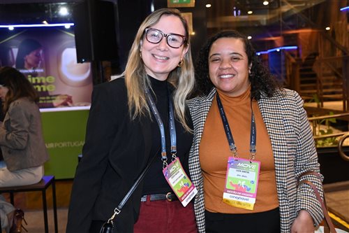Debora Andrade, do COB, e Luzia Santos, da Apex Brasil