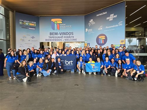 Grupo BRT invade a FIT Cataratas com caravana de 120 agentes de viagens