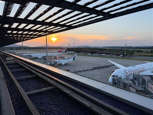 Veja fotos da experiência Swiss Primeira Classe no Aeroporto de Zurique, na Suíça