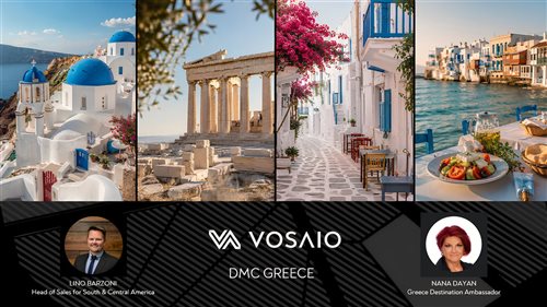 Vosaio Travel reforça expertise em grupos na Grécia para o mercado brasileiro