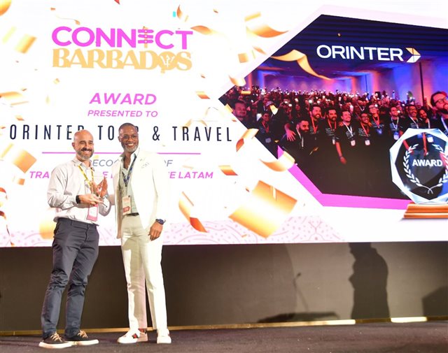 Orinter recebe reconhecimento internacional no Connect Barbados 2025