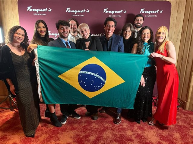 Courchevel recebe agentes brasileiros durante a abertura da temporada 2025/2026