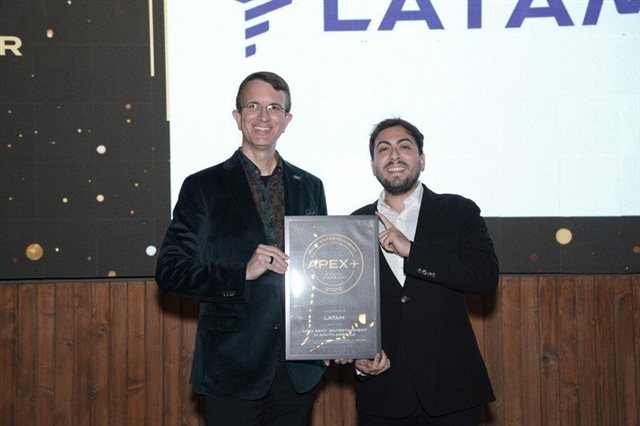 Latam é reconhecida como companhia aérea com o Melhor Entretenimento da América do Sul