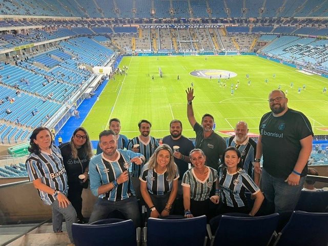 EHTL promove experiência para agentes de viagens no camarote do Grêmio