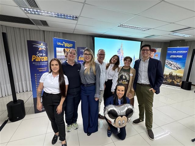 Cia Marítima, SunCoastUSA e Disney Destinations promovem capacitação sobre Disney em Florianópolis